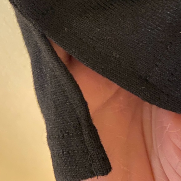 Periwinkle black 3/4 sleeve sweater with silver gems - size XXL - NWOT - Picture 6 of 7